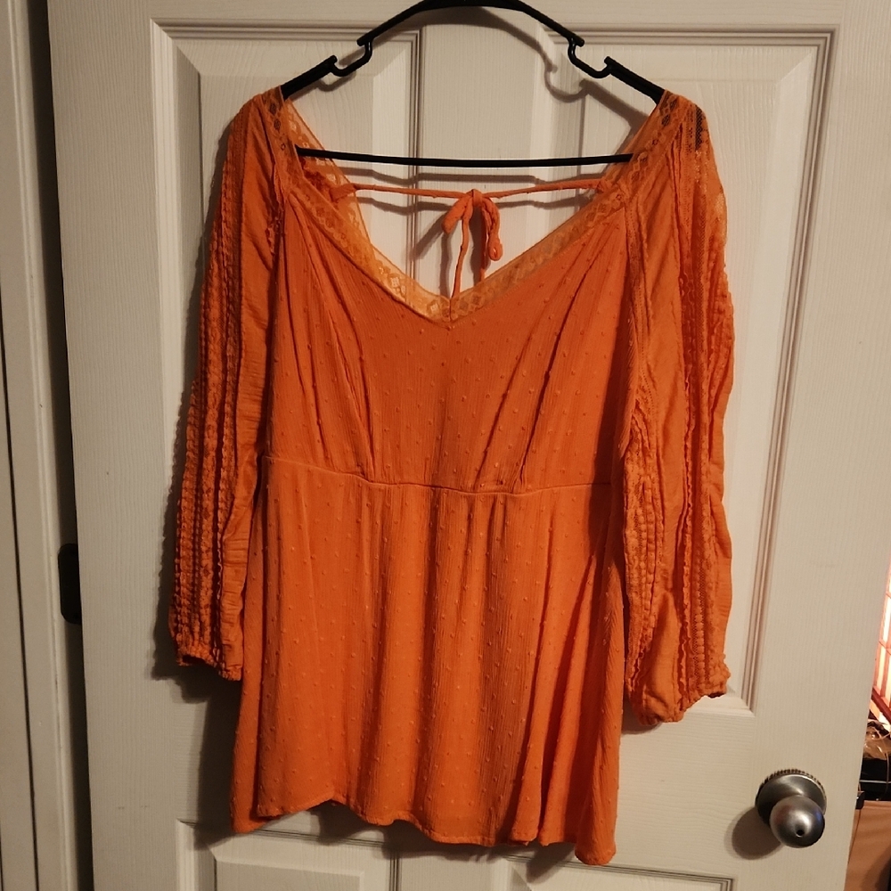 Torrid Orange Blouse